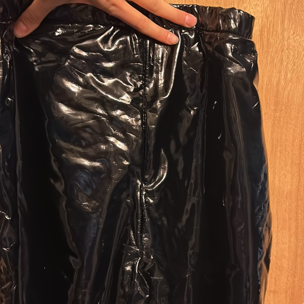 Danielle Bernstein Pleather Pants - image 4